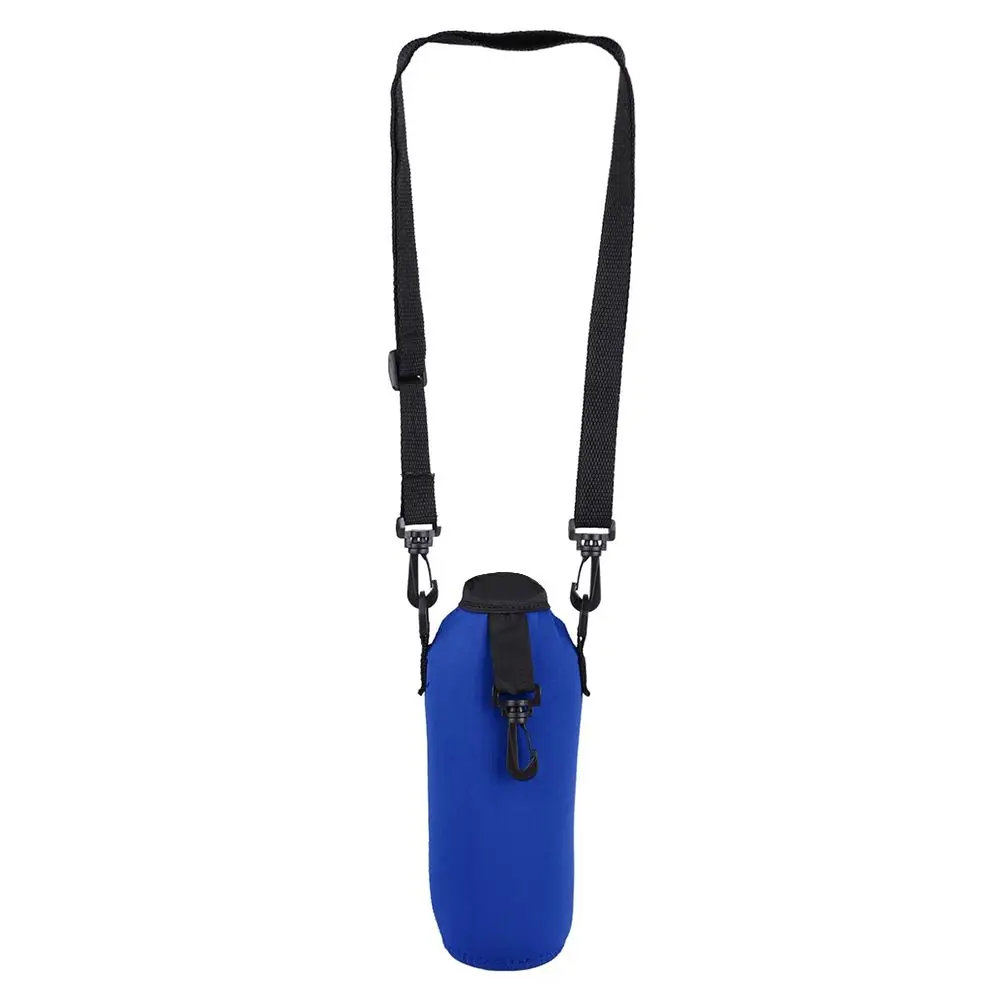 750ML Portable Pouch Cover Adjustable Water Bottle Carrier Bottle Pouch Bottle Holder Bag Shoulder Strap