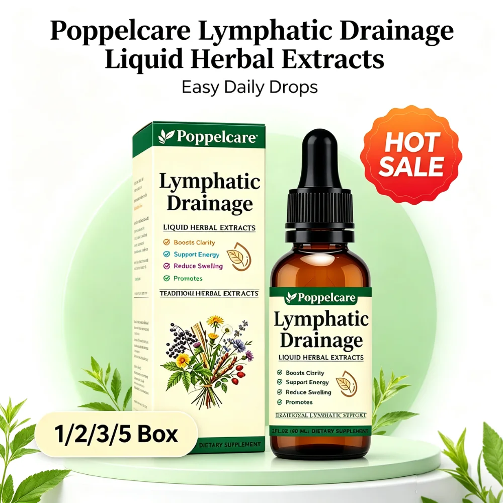 Herbal Body Care Drops 1/2/3/5 Box Lymphatic Care Herbal Drops Relieve Swelling Soothing Nourishing Revitalizing Skin Essence
