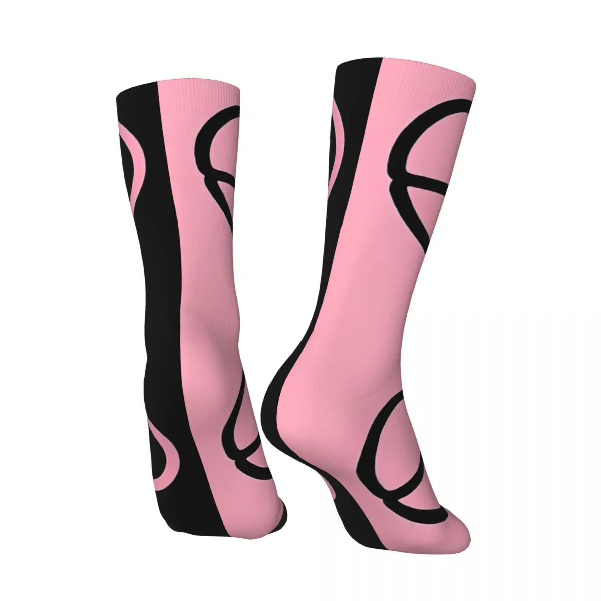 Blacks Pinks Girl Group K-Pop Socks Leisure Stockings Men Medium Soft Outdoor Sports Socks Winter Design Non Slip Socks