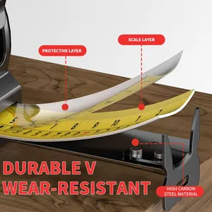 3m/5m/7,5 m Band, einfache, einziehbare Lesemetrik mit Verschluss, FT/Metrik 6 Hauptverkaufsband 3m 3mm - №2