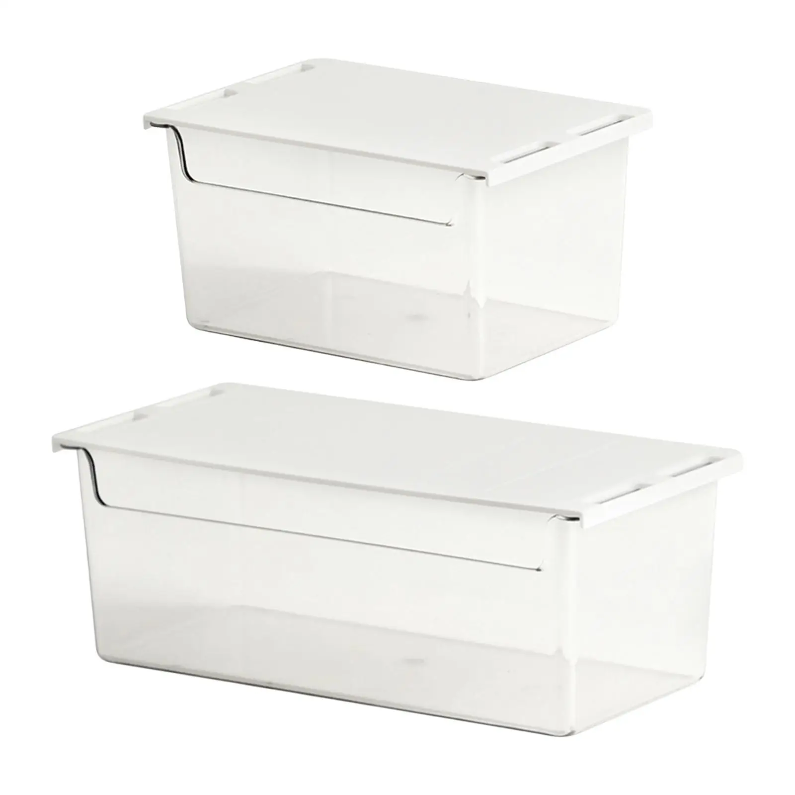 Under Desk Storage Drawer Container Sticky on for Home Stationery School