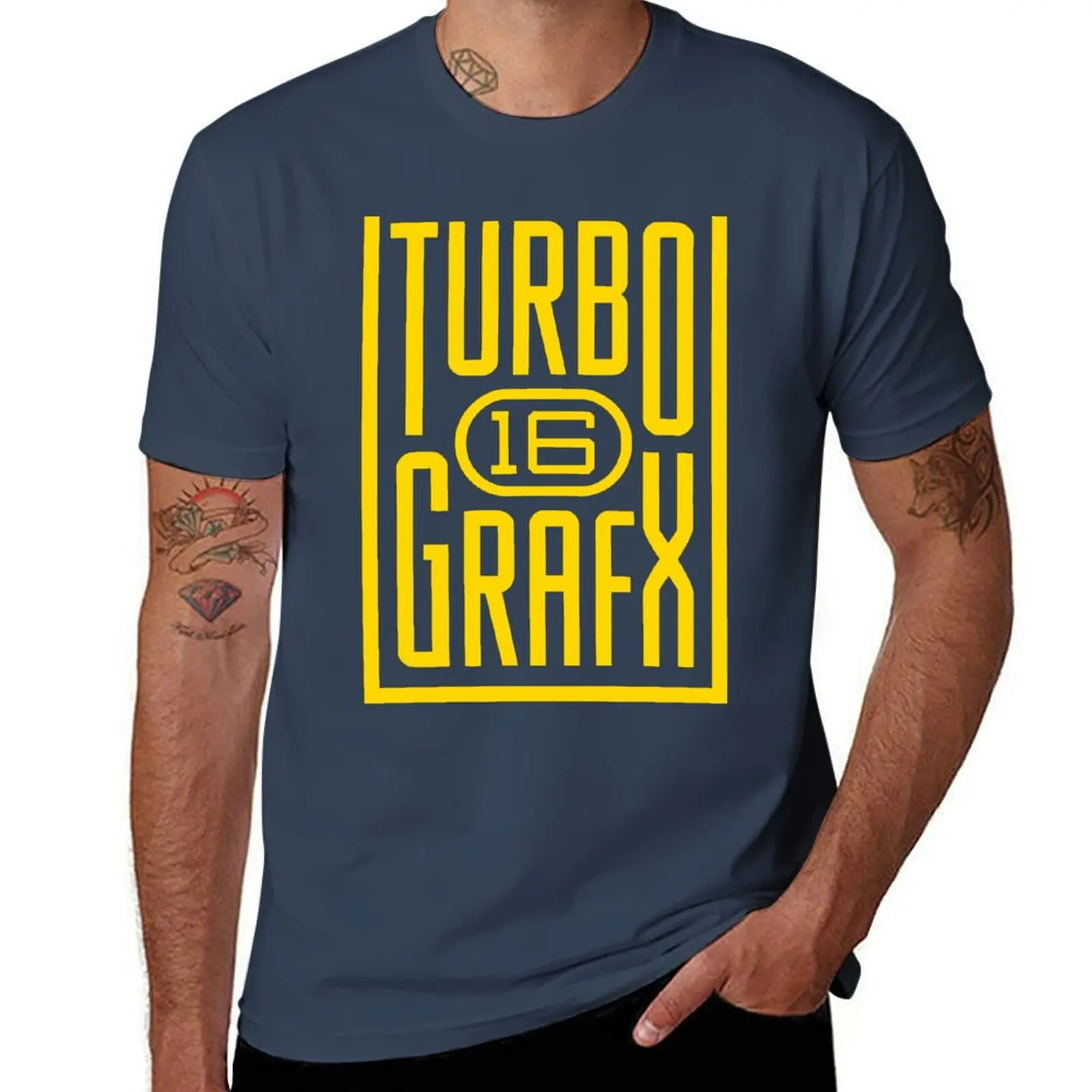 

TurboGrafx PC Engine Tribute T-Shirt anime t shirts oversize graphic t shirts for man man t shirts for men casual T-Shirt