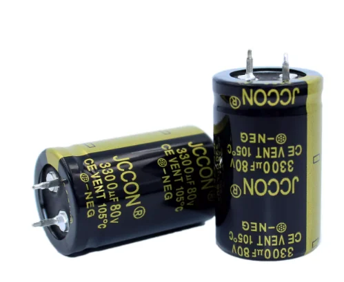 

2Pcs/lot 80V 3300UF 80V3300UF 3300UF80V volume: 25X40 mm audio power amplifier inverter aluminum electrolytic capacitor