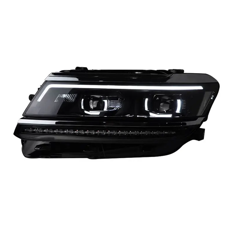 Longding es adecuado para la modificación de lentes de luz de circulación diurna LED de alta gama del conjunto de faros Tiguan L