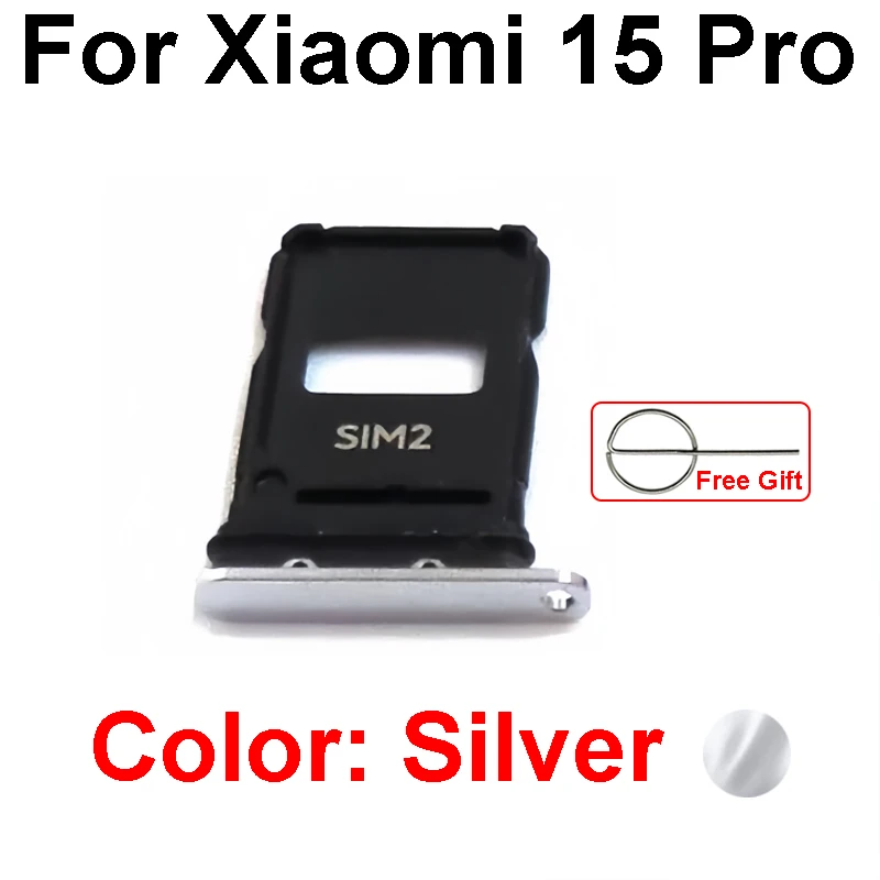Sim Card Tray Socket Holder For Xiaomi 15 15 Pro 15 Ultra Sim