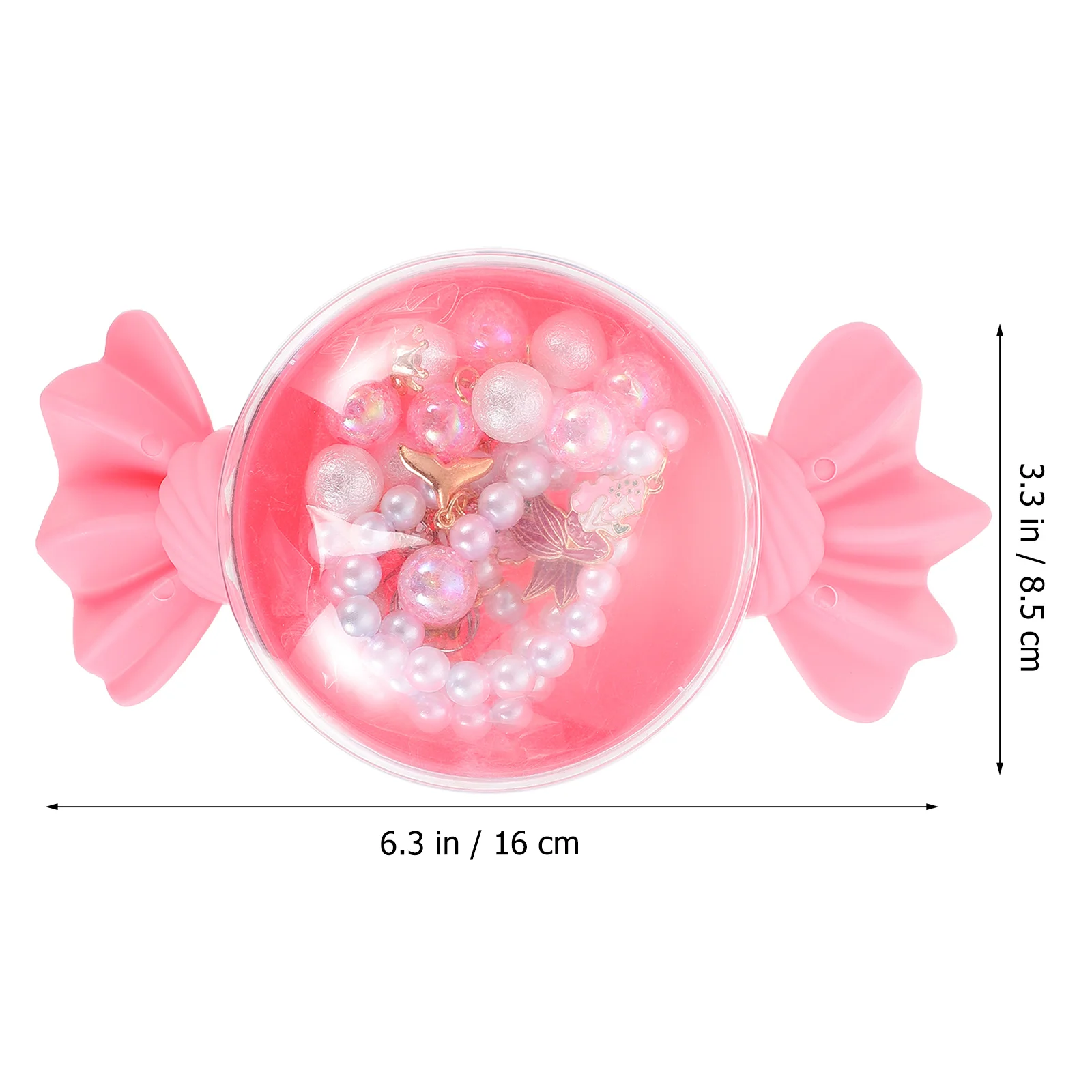 

4pcs Cartoon Alloy Necklaces Colorful Plastic Beads Kids Wrist Bracelet Mermaid Tail Jewelry Set Gifts for Children Birthdays