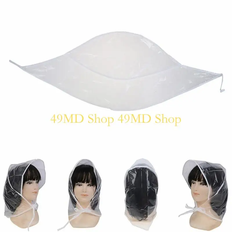 49MD PVC HAIR HAT لظروف الطقس الممطرة في الهواء الطلق استخدام غطاء محرك السيارة واضحة