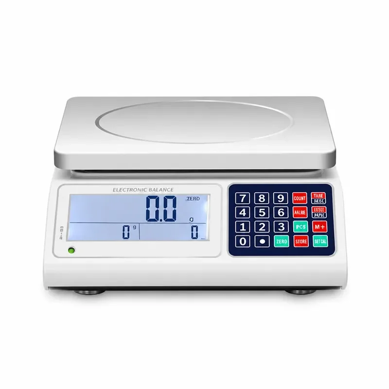 Digital Counting Scale 0.01g Precision Industrial Weighing Balance 0.1g to 10kg with RS232 Interface High Accuracy Electronic