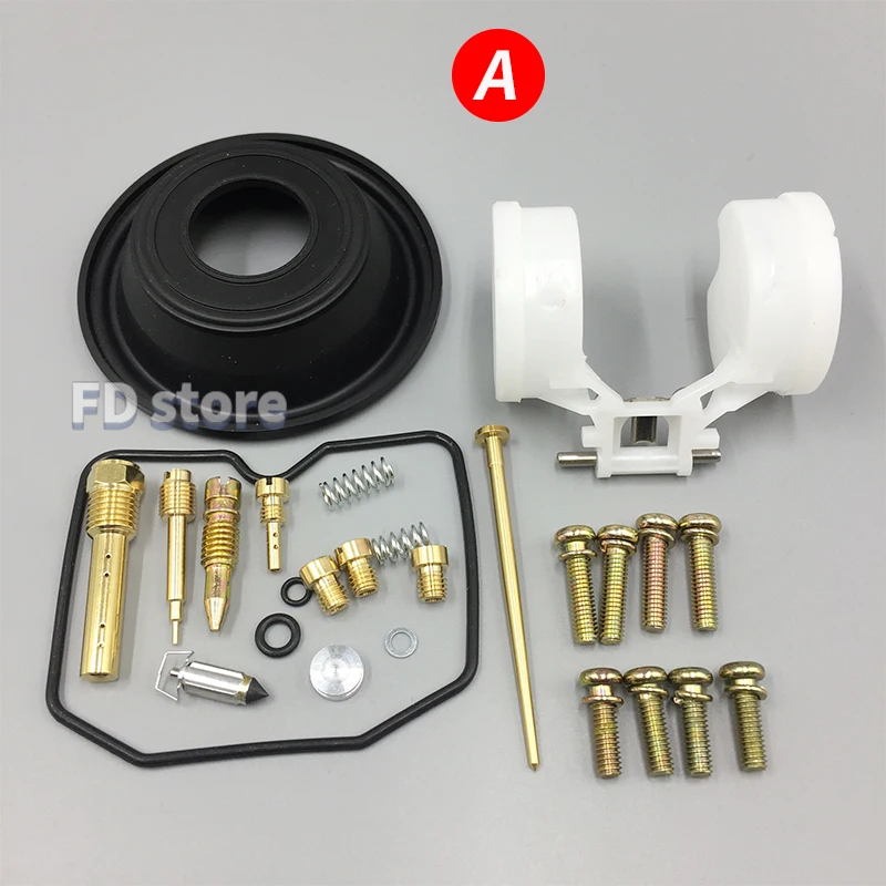 For 1987-2005 Kawasaki KLR250 KLR 250 Motorcycle Carburetor Repair Kit Diaphragm float oil needle parts