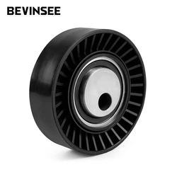 BEVINSEE Drive Belt Tensioner Idler Pulley For BMW E36 E46 325i 328i E39 525i 528i 530i X5 E53 Z4 E85 11281748130 11281738605