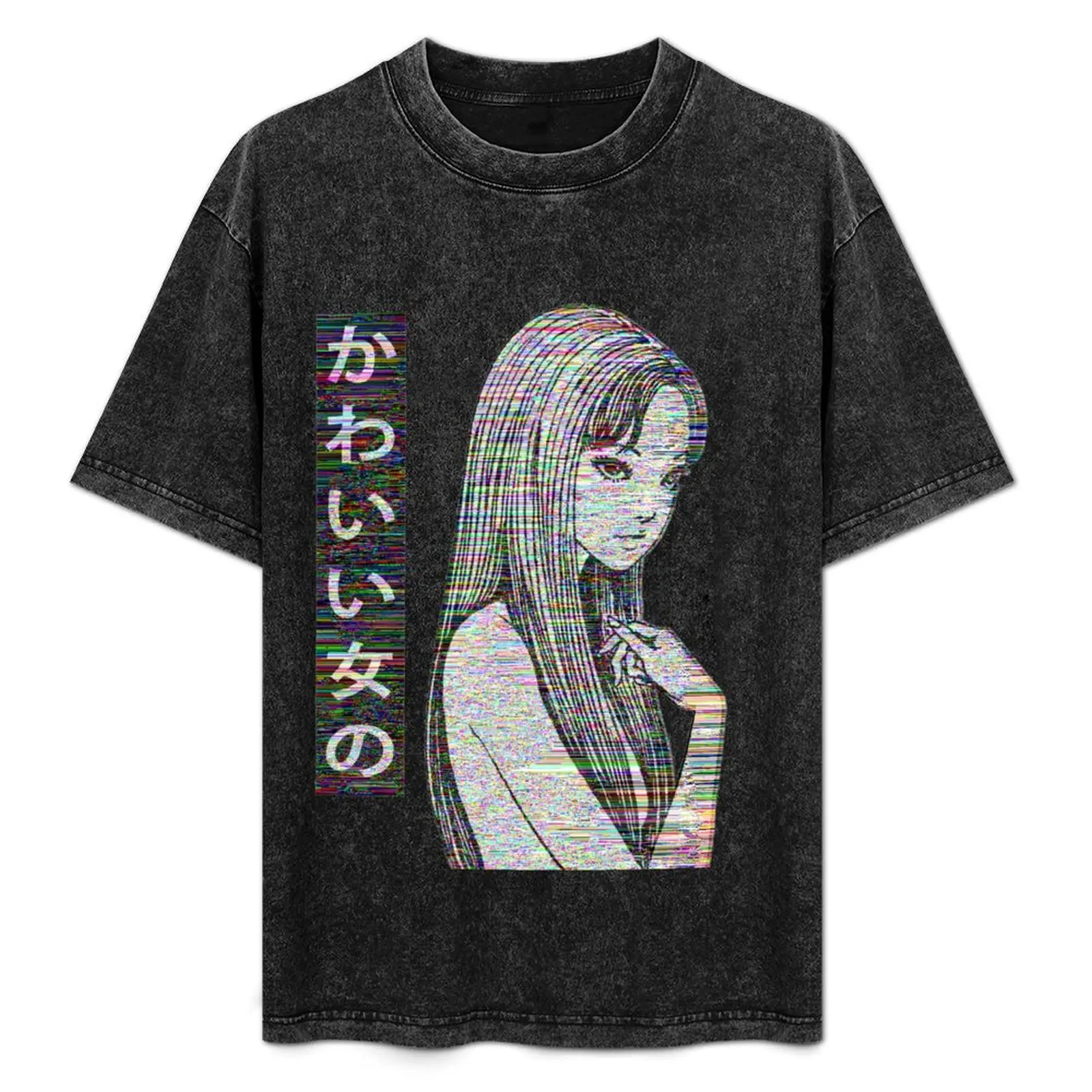 

PRETTY GIRL (ALTERNATE) - SAD JAPANESE ANIME AESTHETIC T-Shirt Soft Durable Cotton T-Shirt