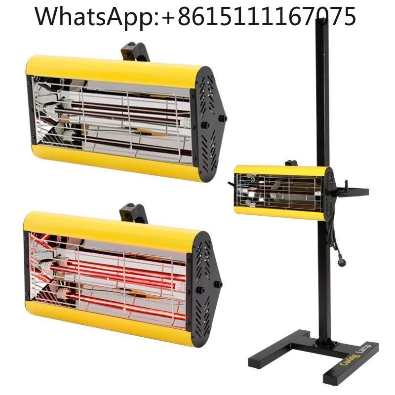 Handheld Shortwave Infrared Paint Curing Lamp 1500W 2500W Infrared Baking Heater Dryer Automotive Painting Repair Equipment