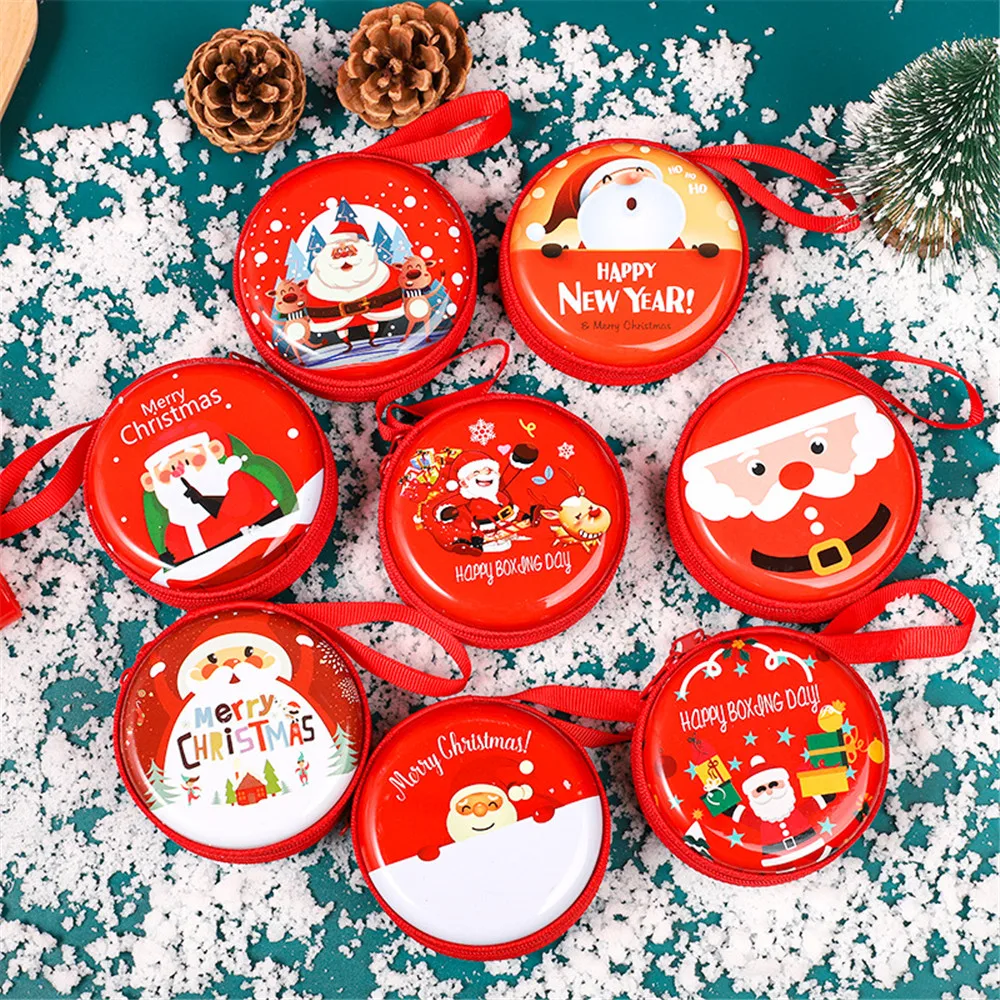 

Cartoon Christmas Wallets Children's Boys Girls Christmas Kids Coin Purses Pocket Coin Money Bag Candy Pouch New Year Gifts 2024