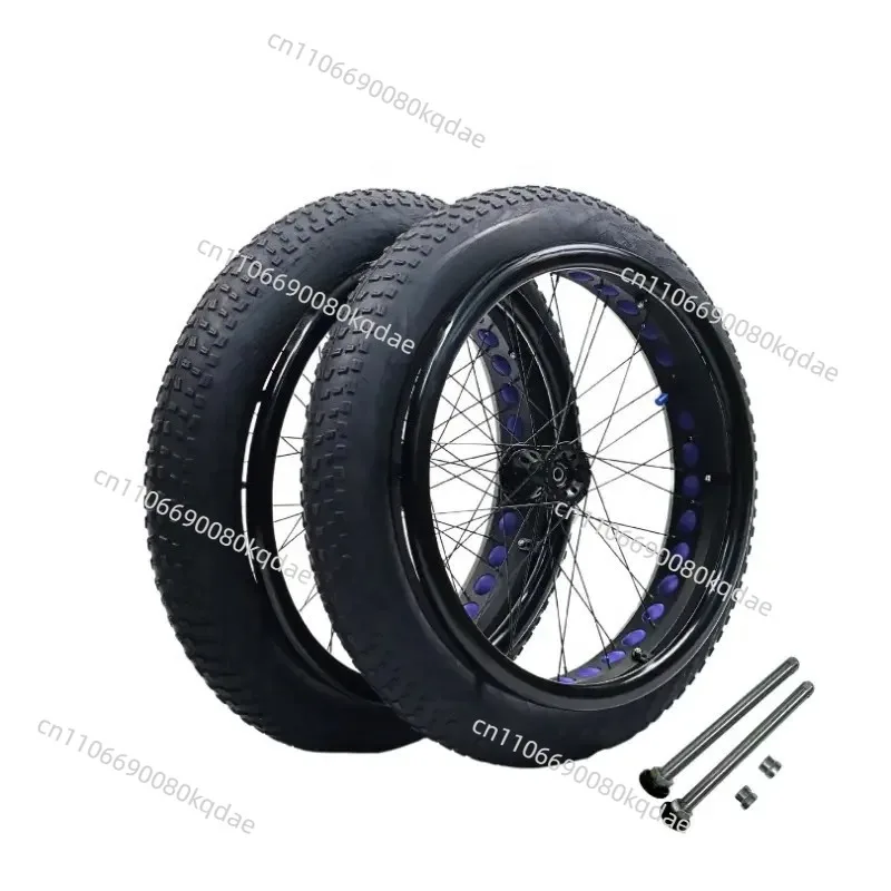 Wheelchair Parts 24 * 4.0 Wheelchair Beach Wheel 24 Inch All-terrain Fat Tire Snow Wheel for Wheelchair