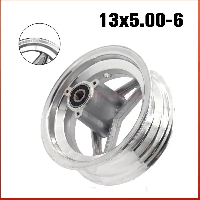 

High Quality 13x5.00-6 13x6.50-6 15x6.00-6 145 / 70-6 Aluminum Wheel Rim 6 Inch Atv Go Kart Wheel Rim