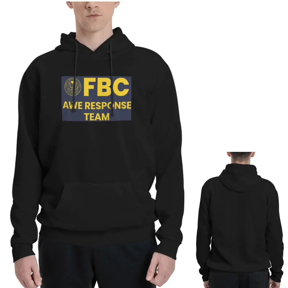 

Толстовки с капюшоном для команды Federal Bureau Of Control AWE, мужские и женские повседневные пуловеры, толстовки с длинными рукавами, уличная одежда, осень-зима