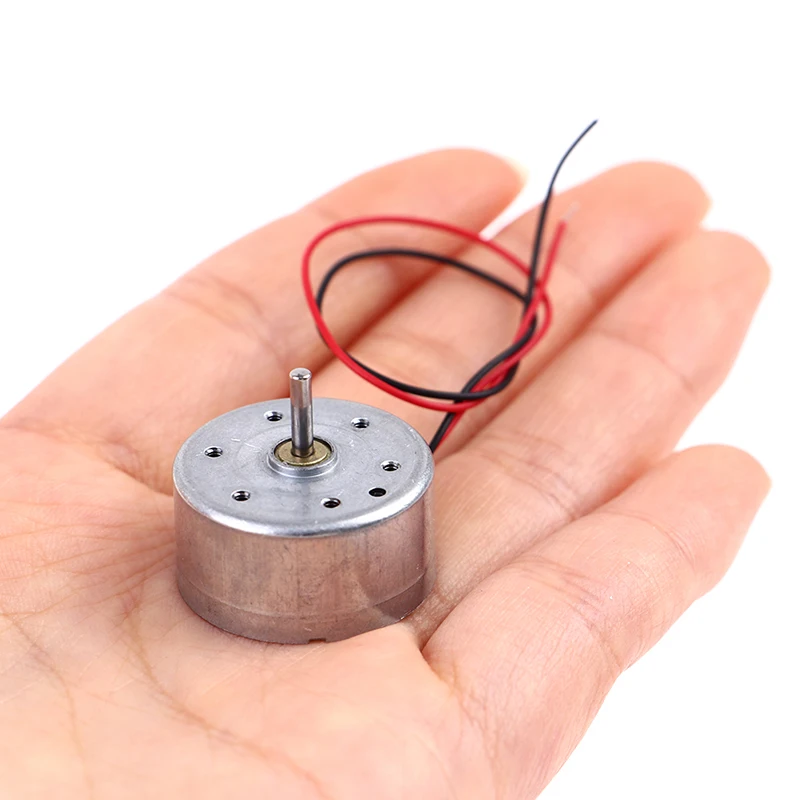 1PC mikro silnik 300 Solar DC 3V 4.5V 5V silnik do odtwarzacza CD DIY zabawka 2mm silnik szczotkowy dla odtwarzacza CD