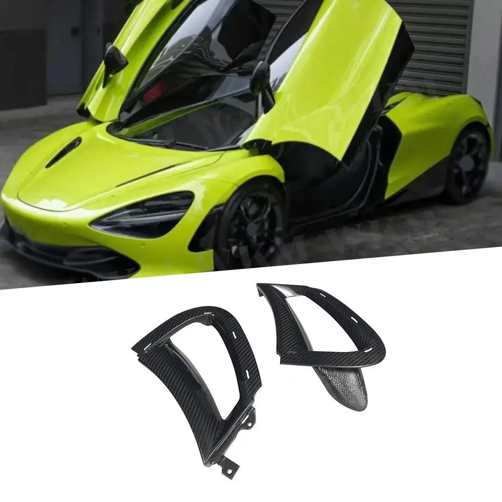 

Накладки на воздухозаборники боковых крыльев из сухого карбона для McLaren 720s, комплект FRP