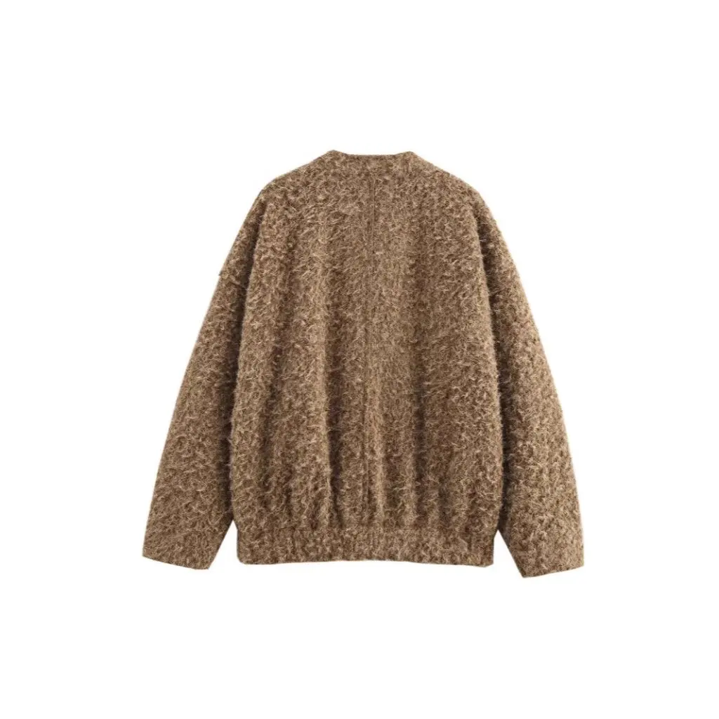 

European And American Style Women's Jacket Coat Loose Casual Elegant Crafting Spring Autumn New