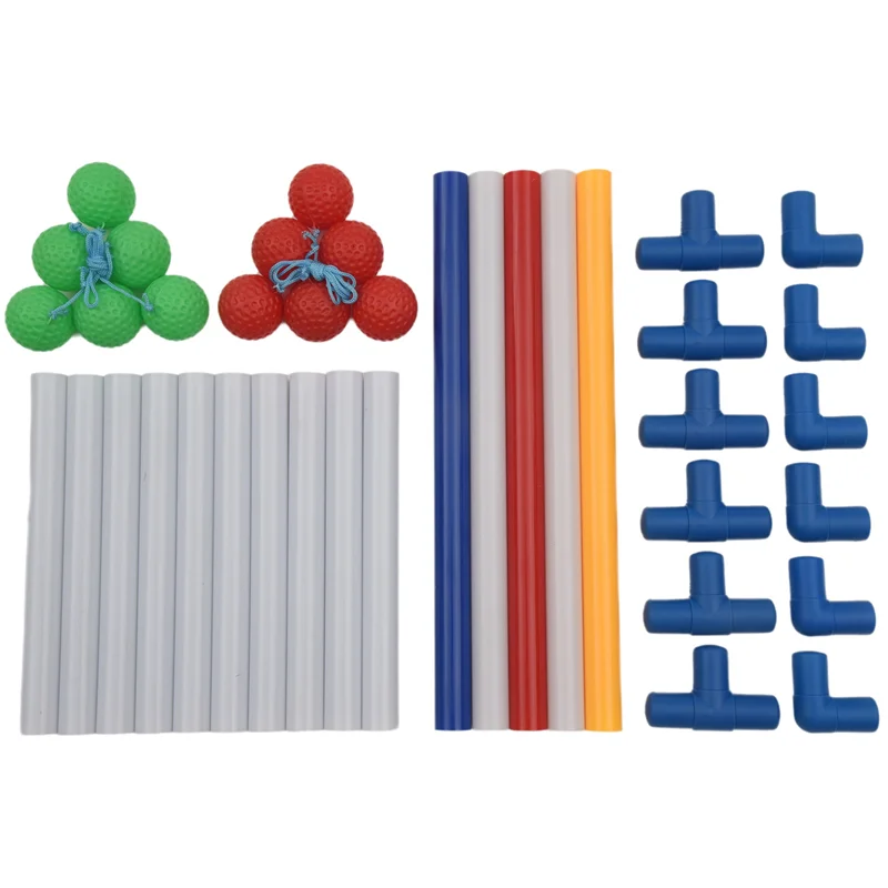 

A09F-Ladder Ball Game Set Golf Toss Game Backyard Toys Outdoor Games For Adults And Kids