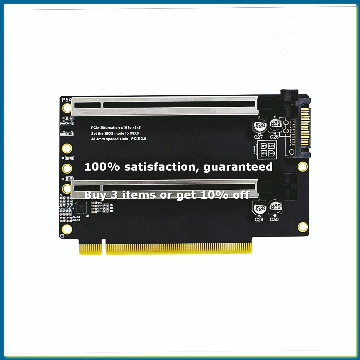 pcie-30-x16-1-to-2-expansion-card-gen3-split-card-pcie-x16-to-x8x8-404mm-spaced-slots-sata-pcie-heightened-version-dtb3
