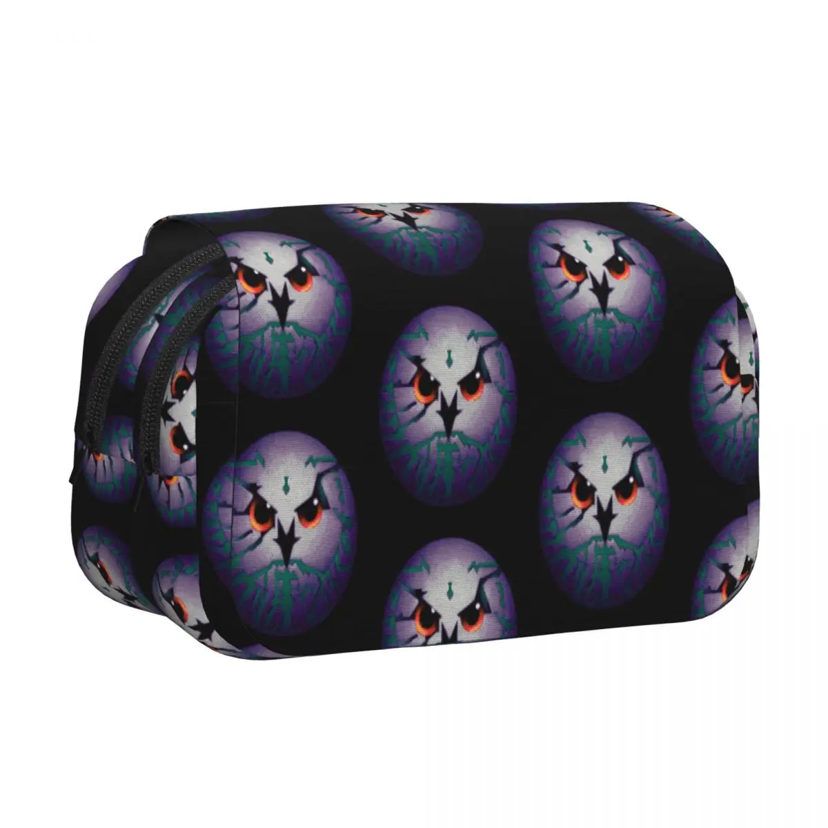 Amiga Psygnosis Owl Pencil Case Pencil Pouch Hard Shell Leather Large Storage Pen Box Pencil Bag for Boys Girls School