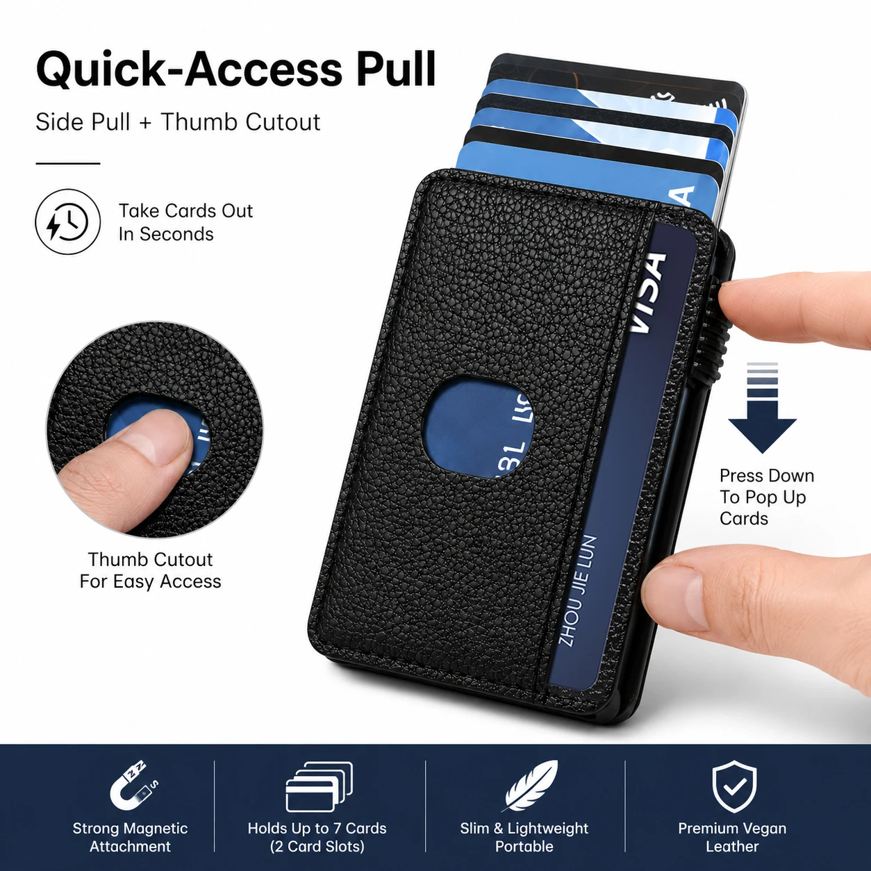 Portfel męski Denior z magnety – Phone Wallet Combo recenzja i cena