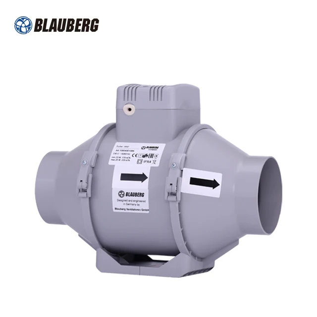 

6 Inch 160mm External Rotor AC Industrial Duct Fan Electric Power IP44 2 Years Warranty Flow Blower Fan for Restaurant
