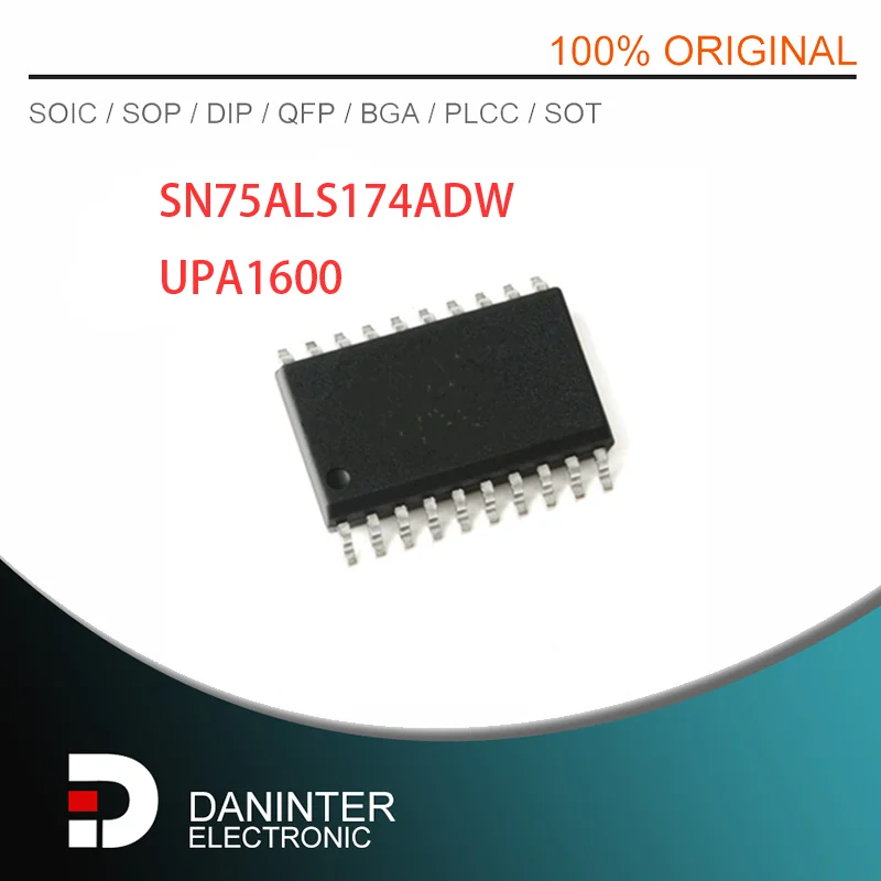 10PCS/LOT  75ALS174 SN75ALS174 75ALS174A SN75ALS174A  SN75ALS174ADW   A1600 UPA1600 UPA1600GS-E2  SOP20