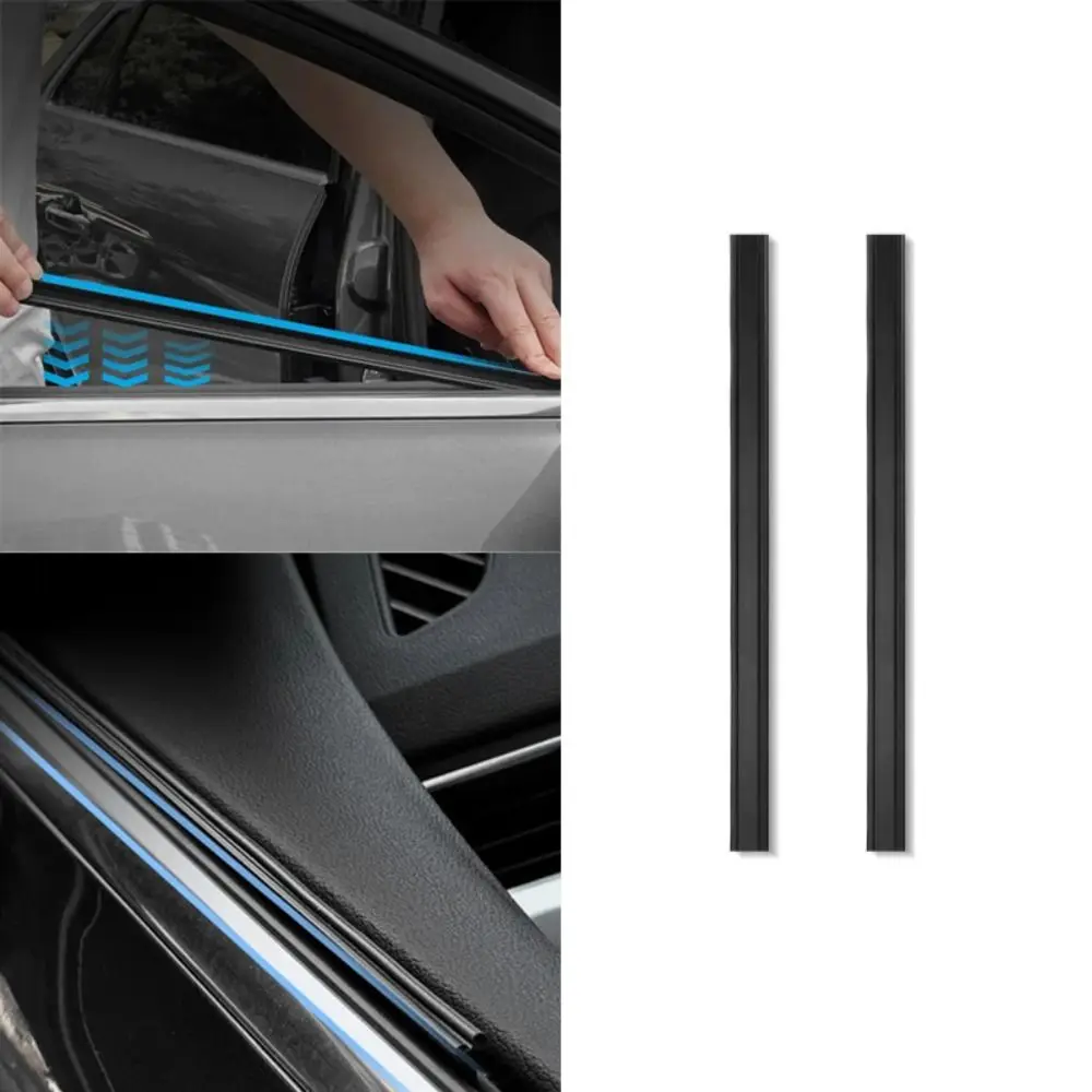 1 pair Universal Car Side Window Wiper Multi-function Good Elasticity Water Mist Removal Wipers Two Side Wipers Car Accessories