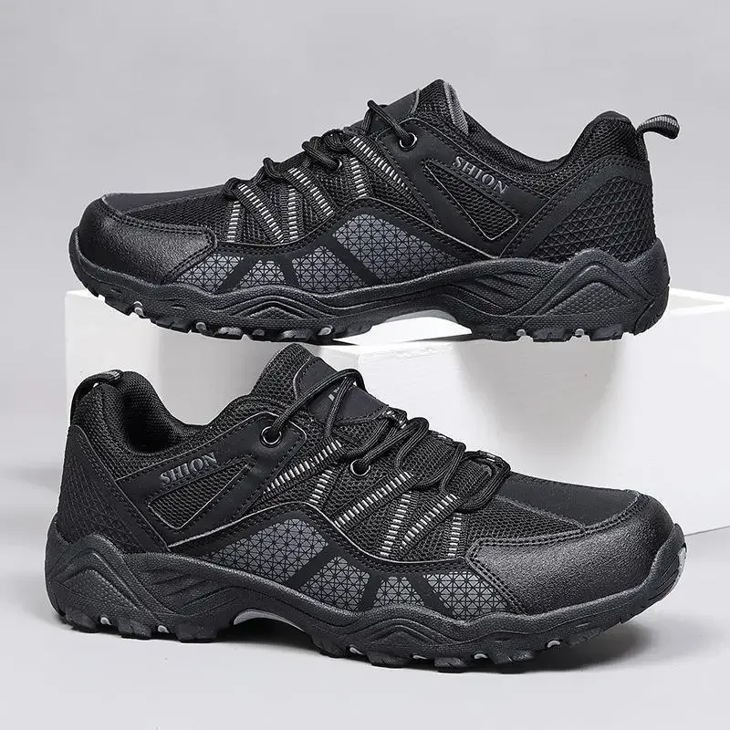 

Men's Outdoor Hiking Shoes Fashion Summer Mesh Breathable Men Casual Shoes Male Walking Shoes Sports Sneakers Zapatos Hombre