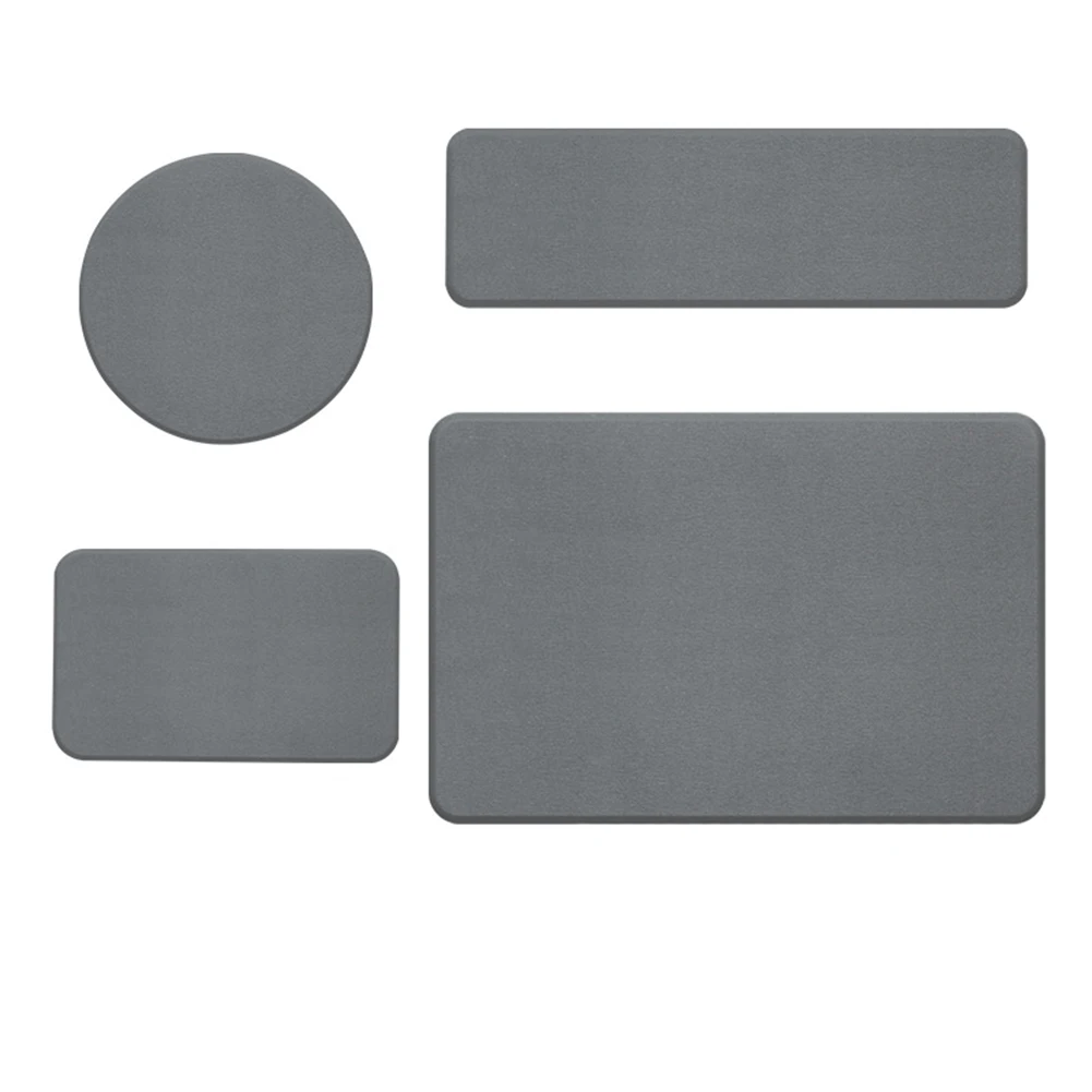Water Absorbing Diatom Pad for Kitchen and Bathroom Stylish Anti Slip Base for Enhanced Safety and Functionality