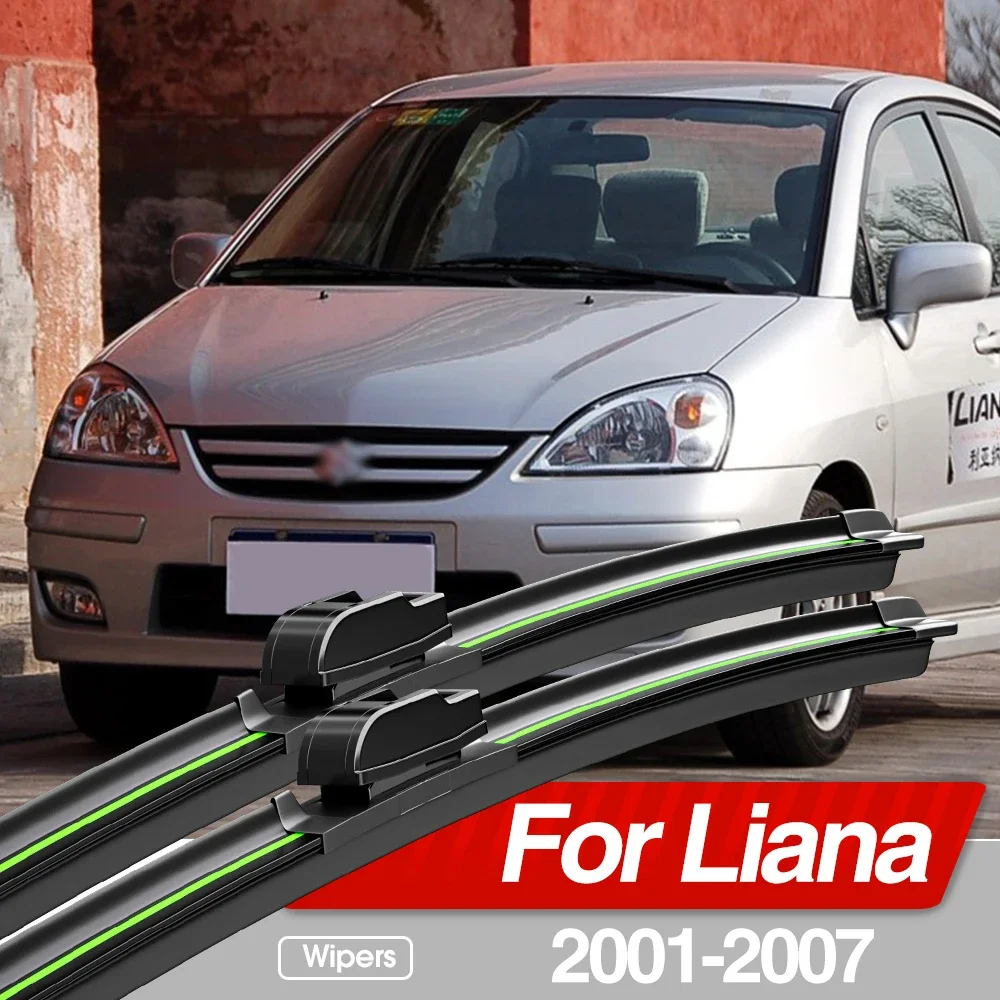 

For Suzuki Liana 2001-2007 Front Windshield Wiper Blades 2pcs Windscreen Window Accessories 2002 2003 2004 2005 2006