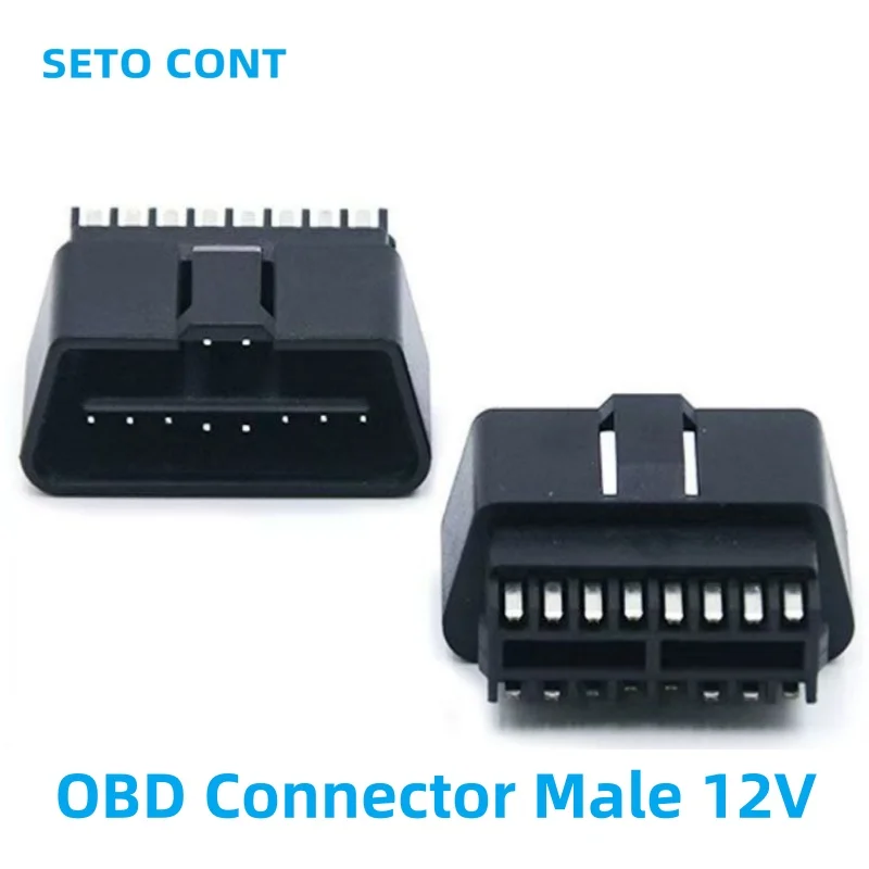

J1962 OBD Connector Male 16 Pin OBD2 Plug With 16 Pin Terminals Nickel Plated OBDII Interface Adapter Easy to Solder Connector