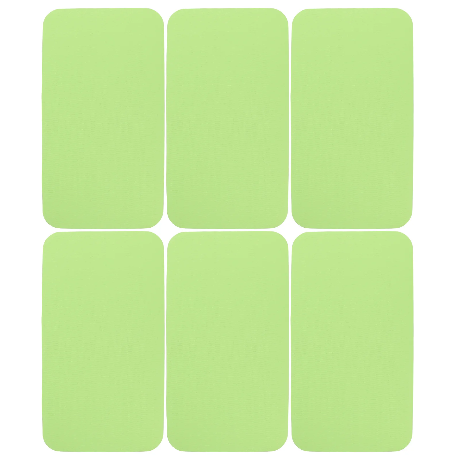 

6pcs Thickened Yoga Knee Pad 39X0.6Cm Portable For Yoga Pilates Floor Workouts Sitting Cushion Kneeling Mat Fitness Accessory