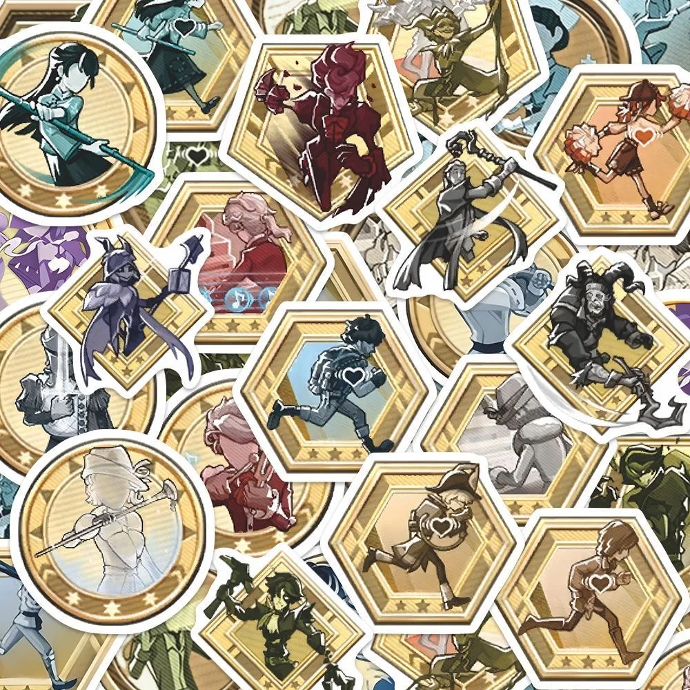 116 Medalhas de Contraste do Sobrevivente da Quinta Personalidade, Sobrevivente do Sétimo Aniversário, Adesivos Returantes Gratuitos de Material Requintado