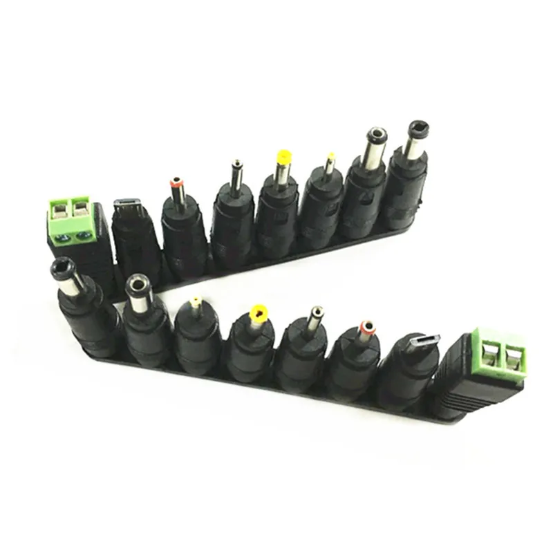 8 قطعة محول عالمي نصائح متعددة الأغراض التيار المتناوب DC5521 شاحن الطاقة إمدادات محول الشحن نصائح موصل لأجهزة الكمبيوتر المحمول المحمول