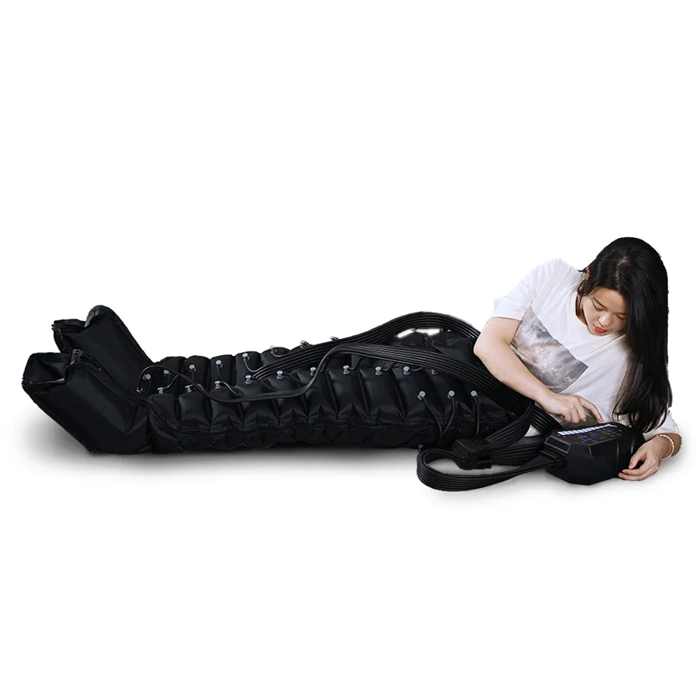 Leg Compression Therapy Massage Machine Recovery Boots Trending Products 2024 New Arrivals Rechargeable 12-chamber  Massager