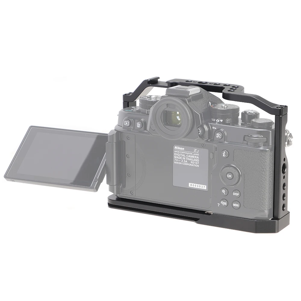 Fotga kamera käfig für nikon zf dslr vlog kamera rig kit mit holz griff griff schutz halterung video stalibiler zubehör