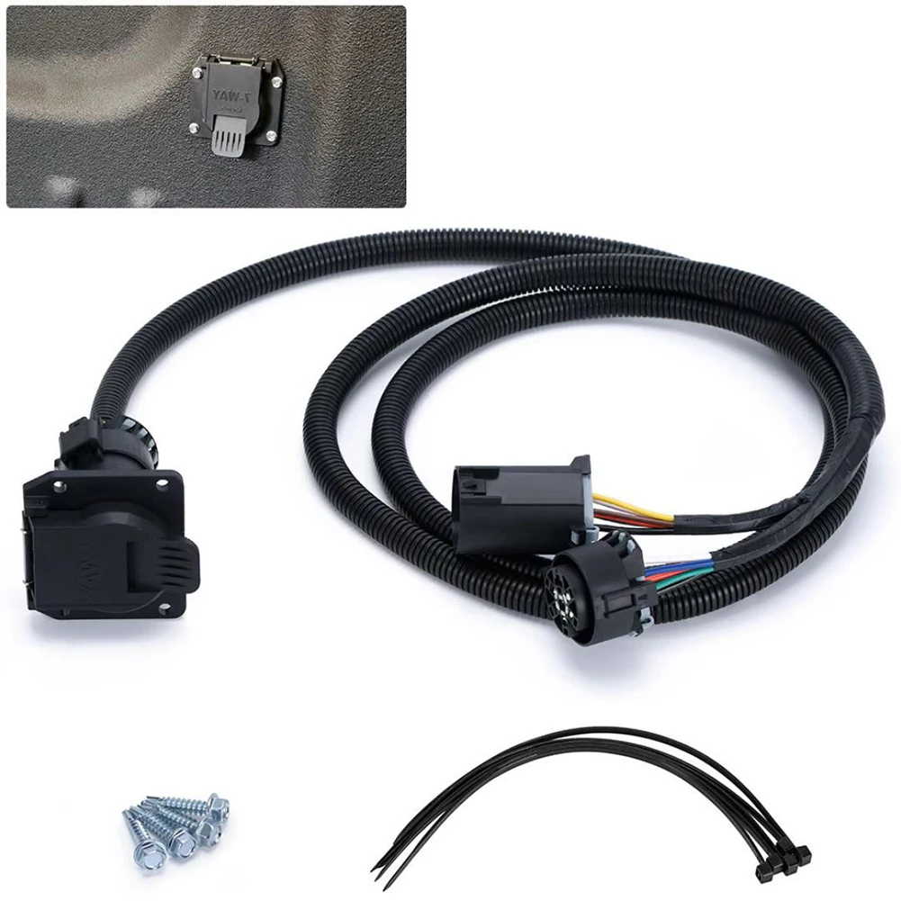 

Удлинитель проводки для прицепа 6-24В, 7-контактный, 56070 20110 41157 HC3Z-15A416-A, 7-контактный удлинительный разъем для аксессуаров Nissan