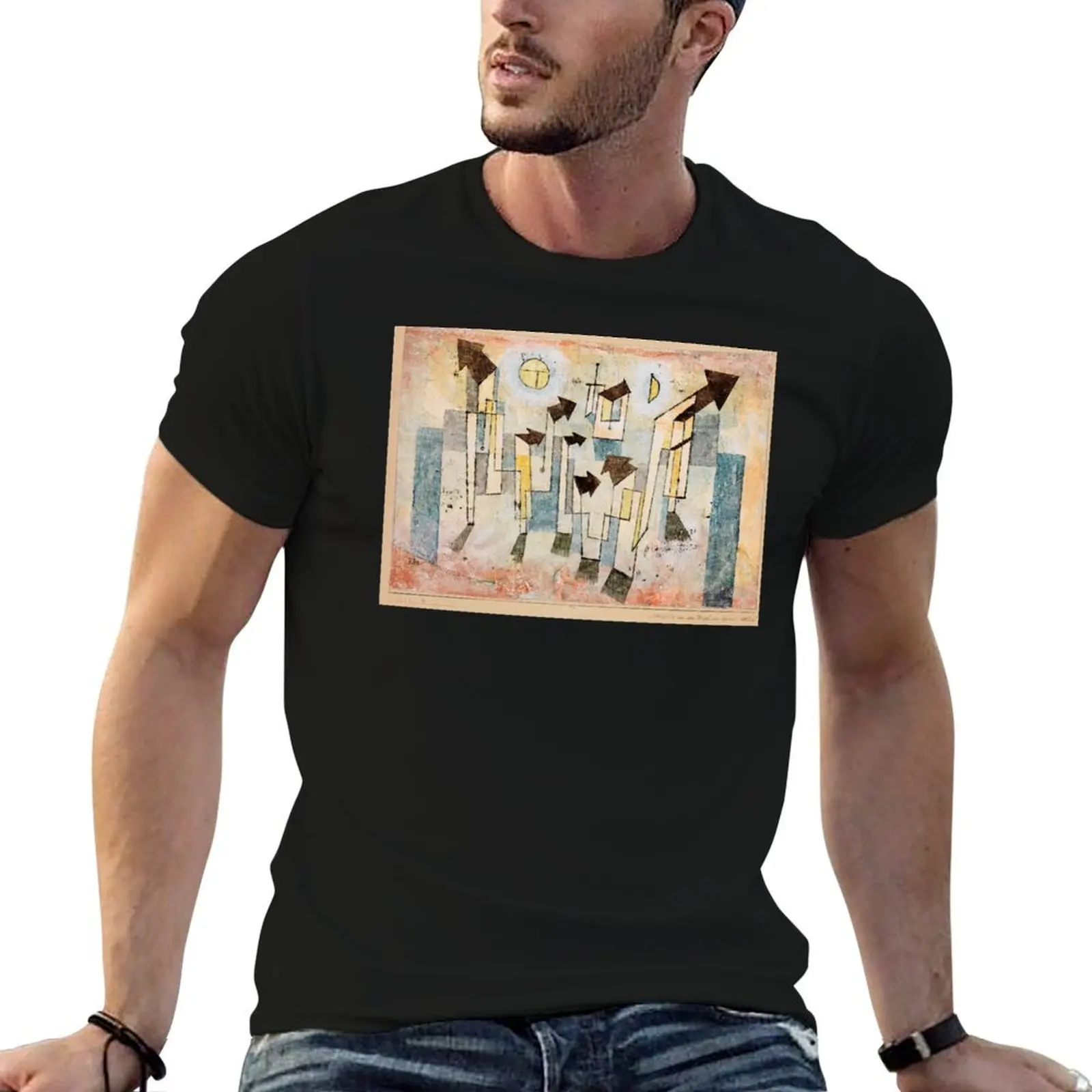 Paul Klee Mural from the Temple of Longing ( Abstract pattern· expressionism · cubism · surrealism ) Paul Klee T-Shirt