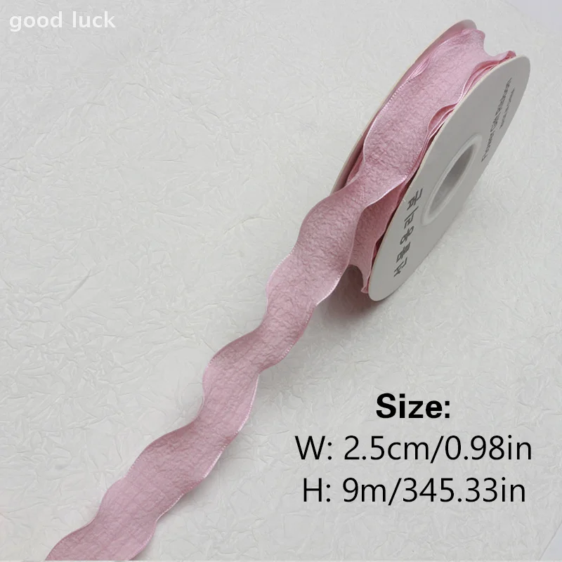 Cinta plisada con ribete, Material para envolver regalos, envoltura de regalo, cinta para ramo, cinta para embalaje de invitación de boda DIY