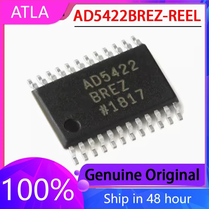 

2PCS Original New AD5422 AD5422BREZ-REEL TSSOP-24 16 Bit Analog-to-digital Converter in Stock