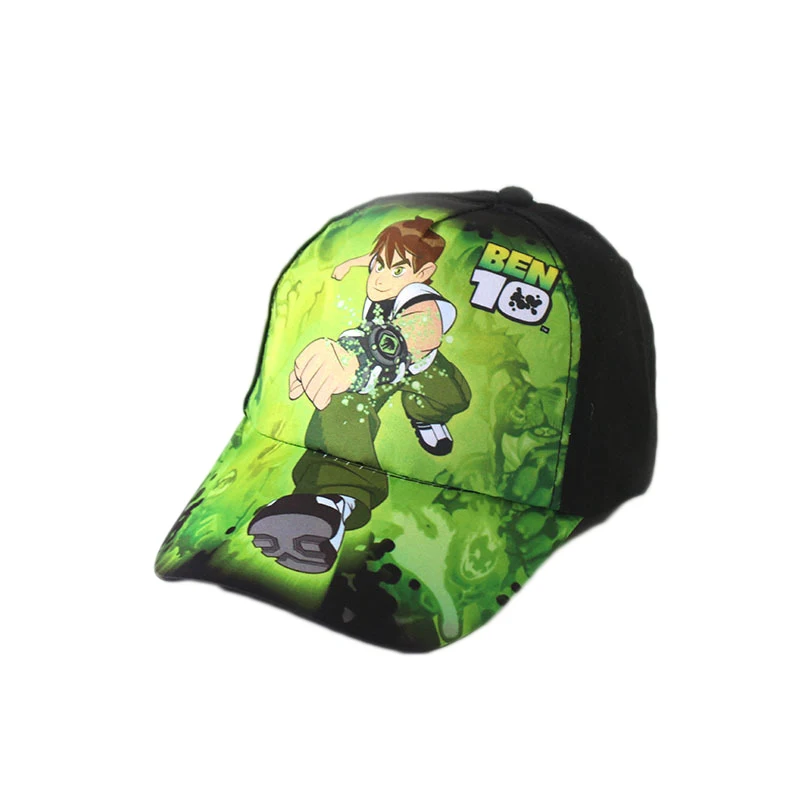 Ben 10 New Cartoon Boy Baby Sunhat Baseball Cap Spring Summer Autumn Sunscreen Hat Kids Toys for Children Outdoor Boys Sun Cap