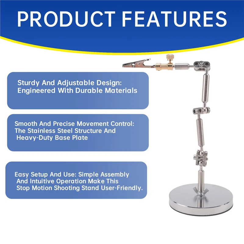 MAKE-Stop Motion Animation Winder Rig System mit vertikalen und horizontalen Schienen, Stop Motion Armature Kit für Animatorsphotography