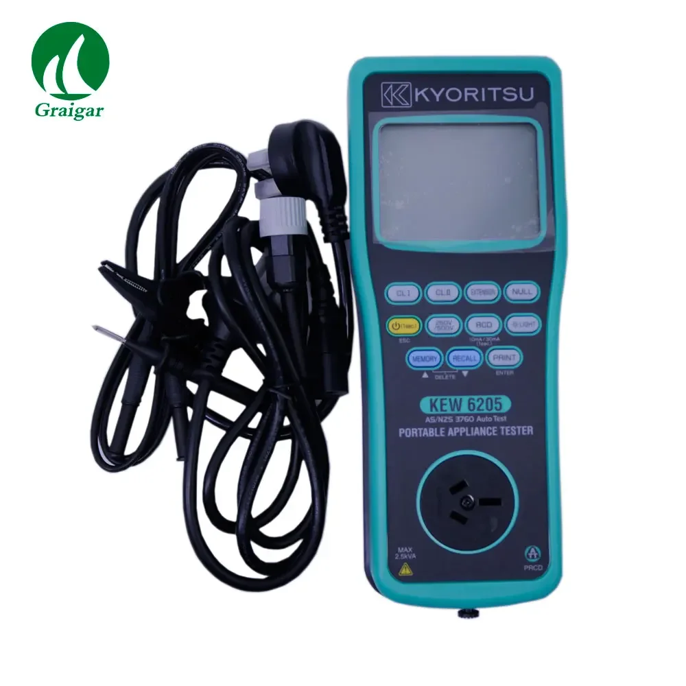 2026 Kyoritsu6205 Appliance Testers Portable Insulation Resistance Tester Kew6205