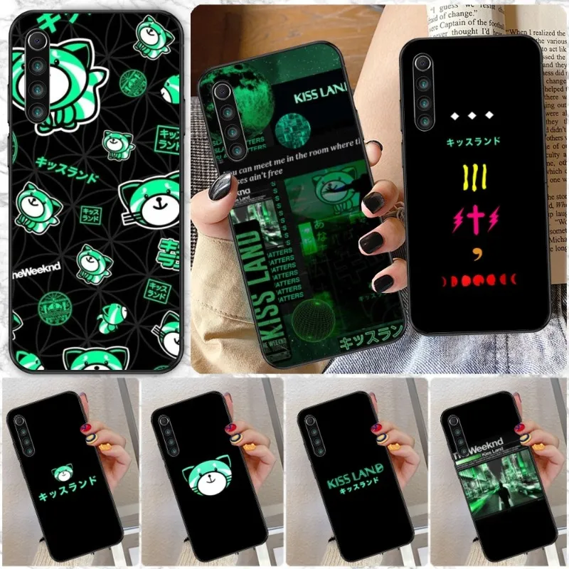 Weekend KissLand Mobile Phone Case for Xiaomi Redmi Note 12 11 10 9T 8 7 Pro 9 9A 9C 8 Black Soft Phone Cover Funda