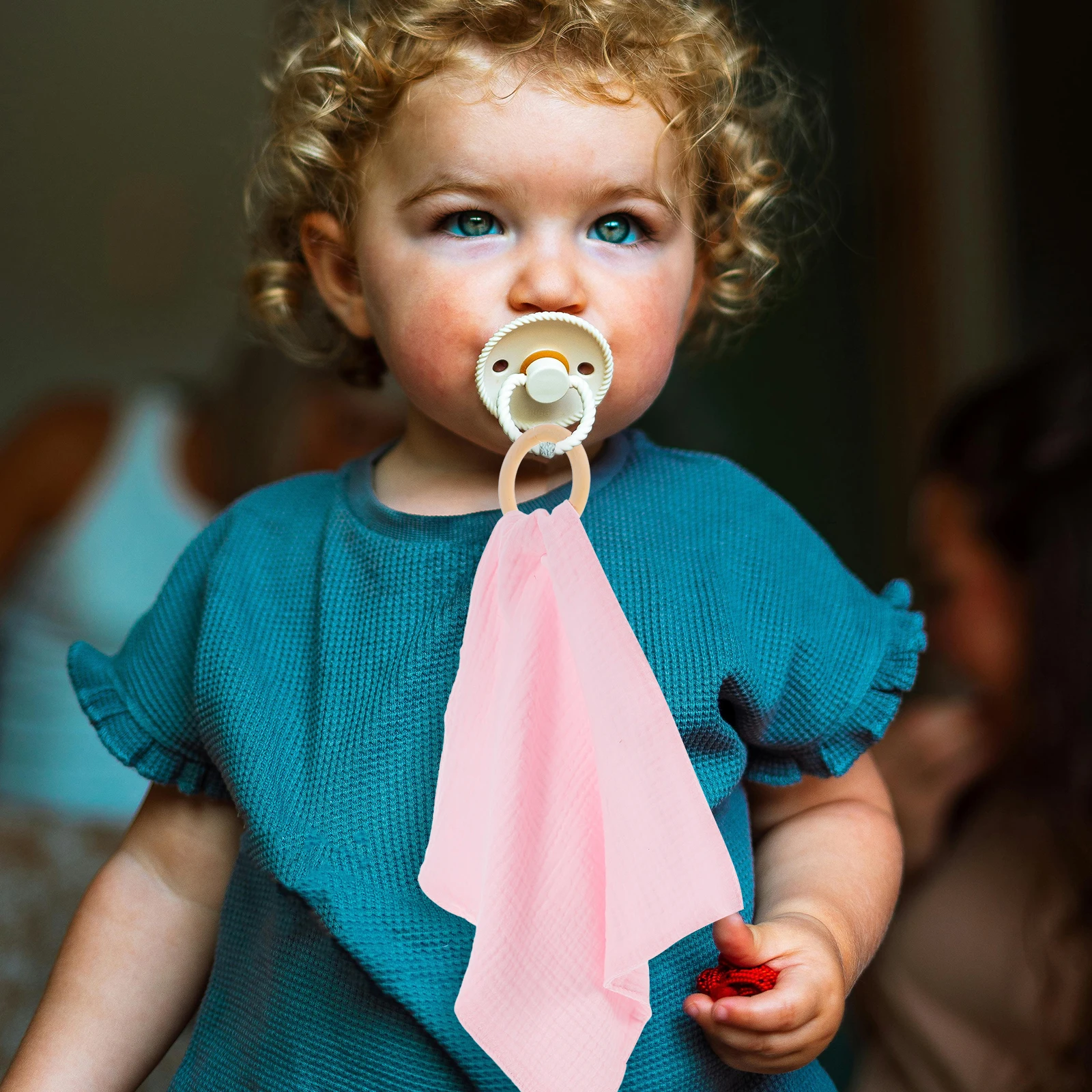 

Soft Baby Soothing Towel Cotton Security Blanket Newborn Toddler Gift Use As Burp Cloth Sleep Companion Lightweight Gentle Small