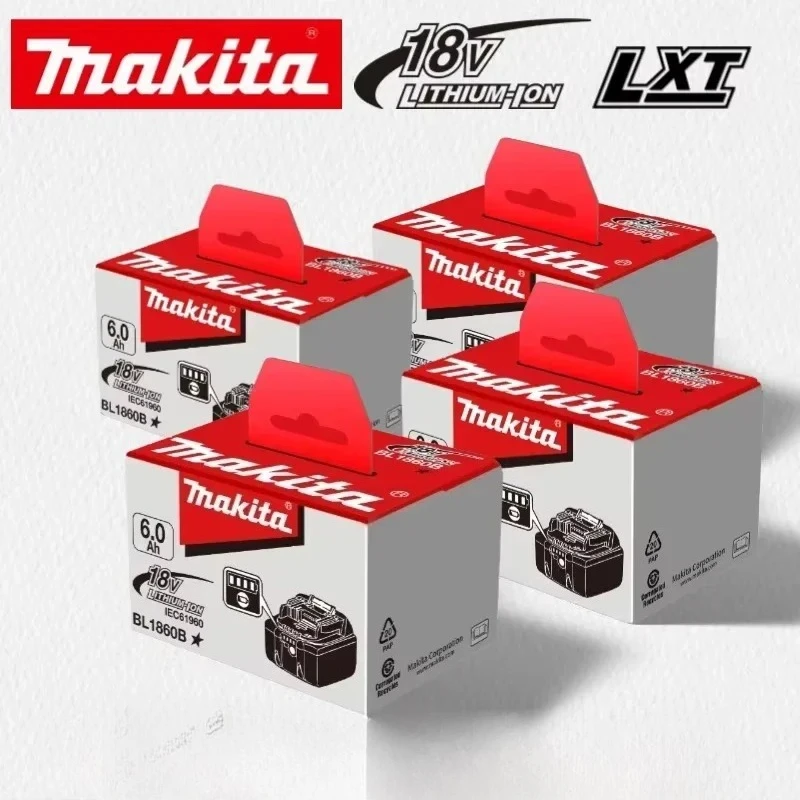 

Original Makita 18V 6.0Ah Lithium-Ion Battery - Compatible with BL1860 BL1860B BL1850 BL1850B LXT Power Tools