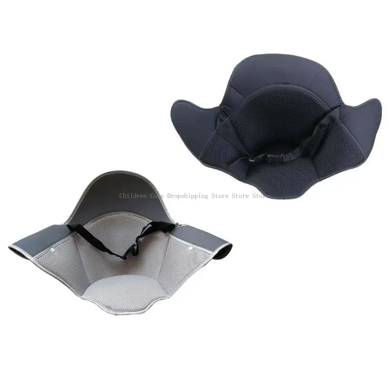 Full Surround Design Strollers Pad Premium Soft Polyester Fabric Breathable Machine Washable Easy Installation